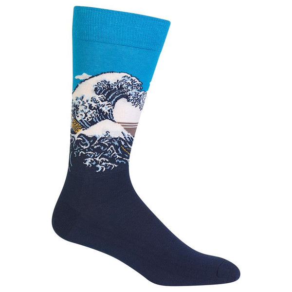Men's Great Wave Hokusai Crew Sock*