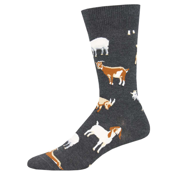 Men's Silly Billy Crew Sock -Charcoal