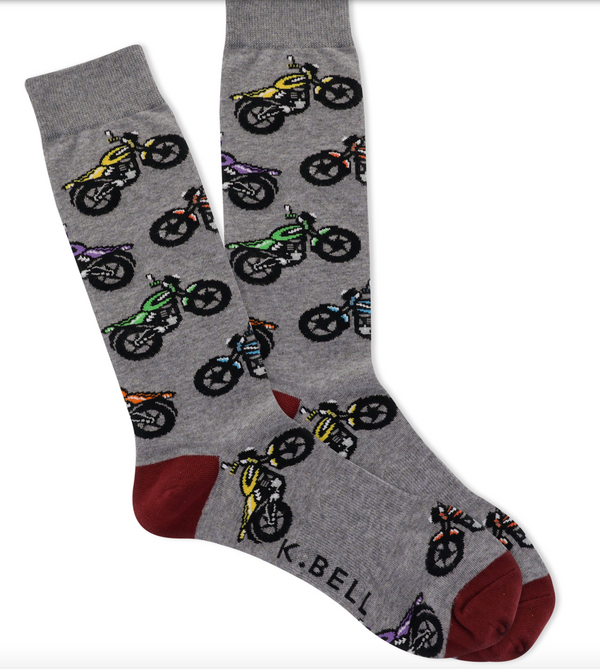 Men's Moto Crew Socks^