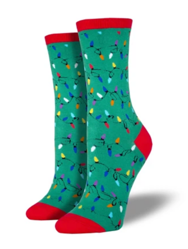 Women's Christmas Lights -Green