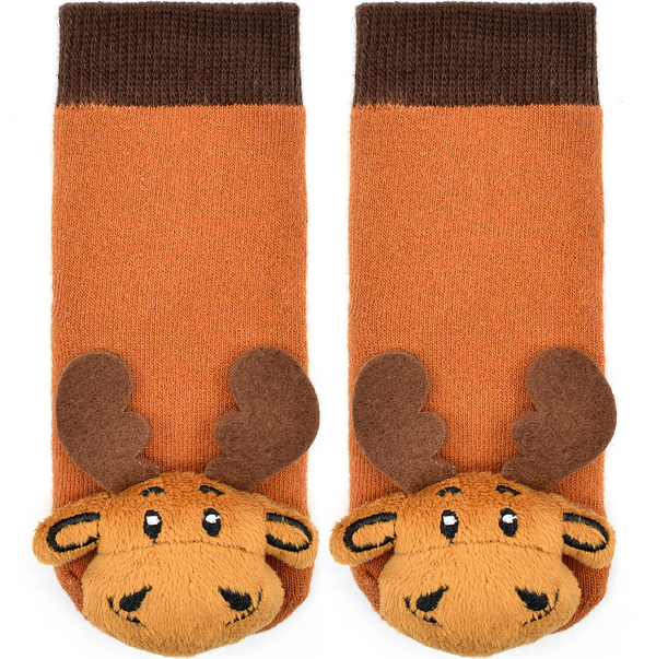 Moose Boogie Toes Rattle Sock 1-2Y