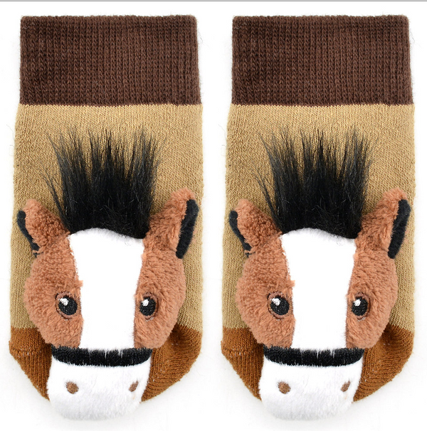 Derby Pony Boogie Toes Rattle Sock 1-2Y*