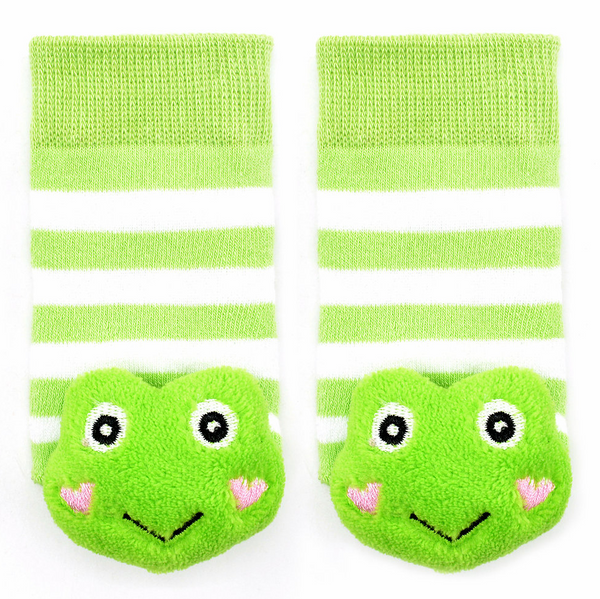 Green Frog Boogie Toes Rattle Sock 1-2Y*