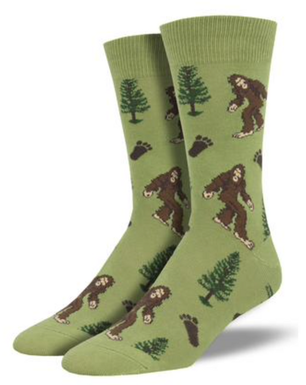 Men's Bigfoot Crew Sock -Moss