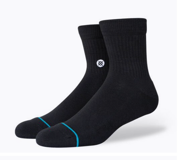 Men's Stance Icon Quarter Sock Black -Large*