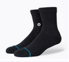 Stance Icon Quarter 3 Pack Sock Black Large