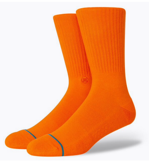 Men's Stance Icon Crew Sock -Orange -Large*