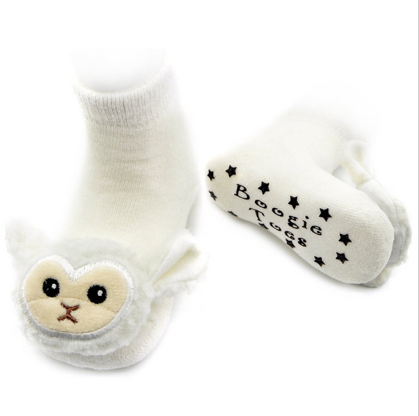 Woolly Sheep Boogie Toes Rattle Socks 1-2Y*