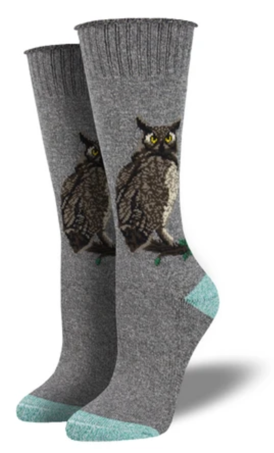 Outlands -Wise Guy Boot Sock -Grey  -Small/Medium