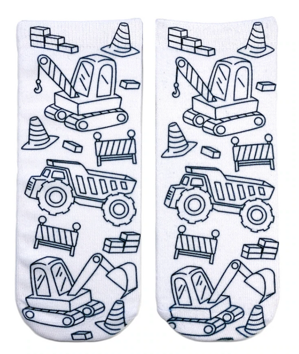 Coloring Socks Tractor Zone