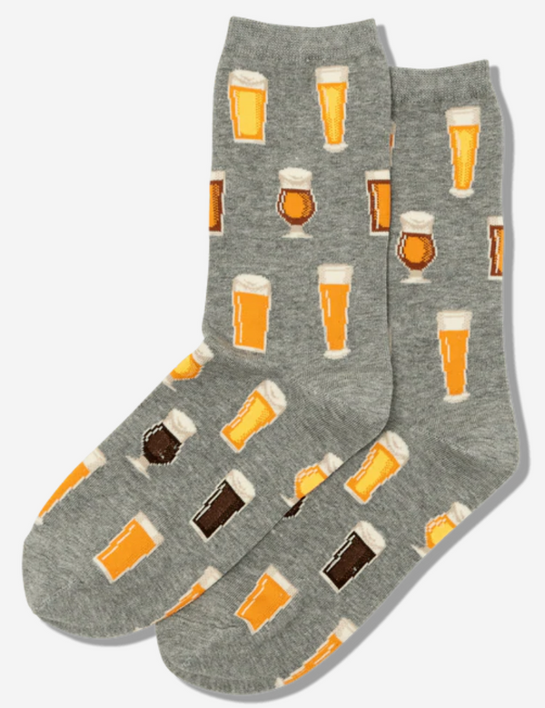Women's Beer Sock -Grey R