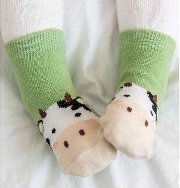 Cow Zoo Socks -18 Months to 3T