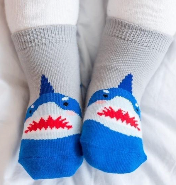 Shark Zoo Socks -0-18 Months