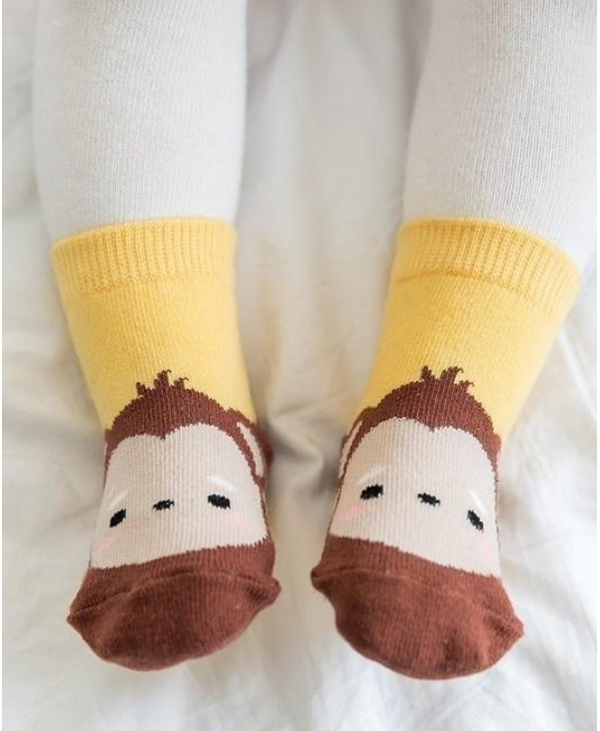 Monkey Zoo Socks -0-18 Months