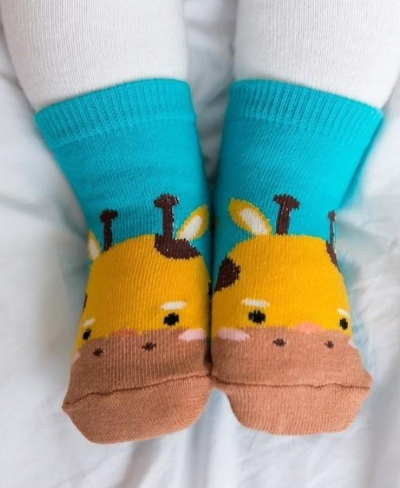Giraffe Zoo Socks -0-18 Months