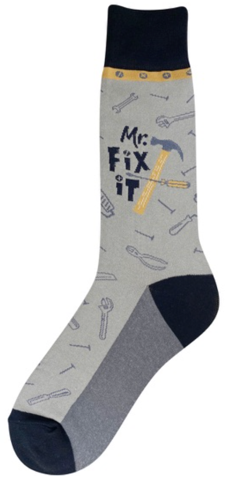 Men's Mr Fix it Crew Sock