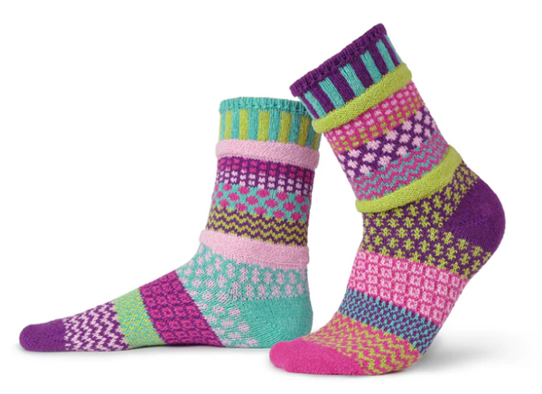 Solmate Dahlia Crew Socks Small