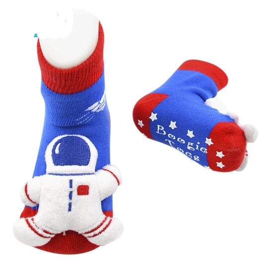 Baby Astronaut Boogie Toes Rattle Socks 1-2Y*