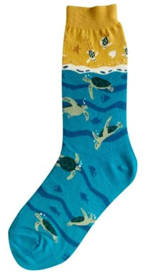 Men's Sea Turtle Crew Socks