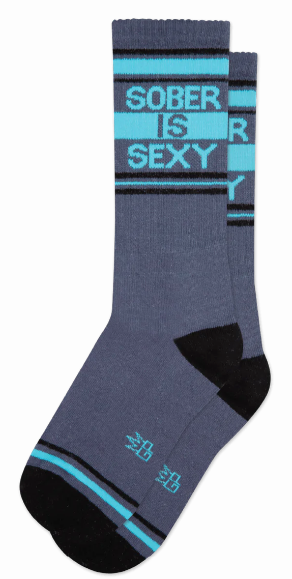 Sober is Sexy Crew Sock ^