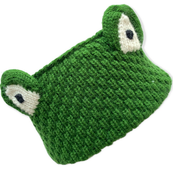 Knit Headband -Frog