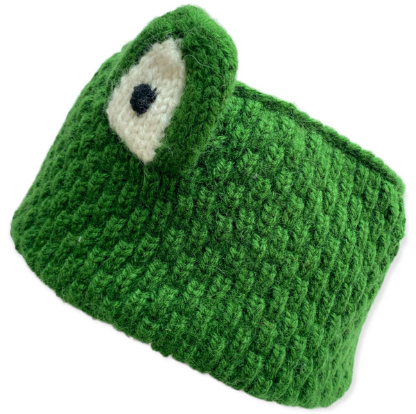 Knit Headband -Frog