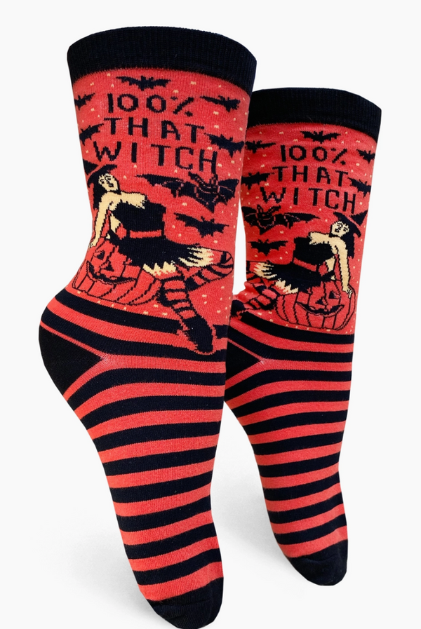 Women's 100% That Witch Crew Sock