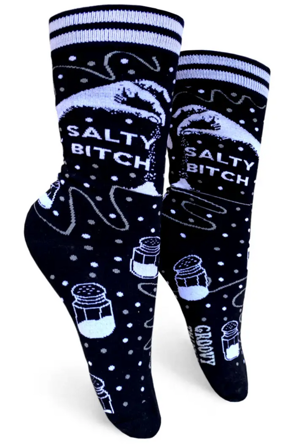 Women's Salty Bitch Crew Sock