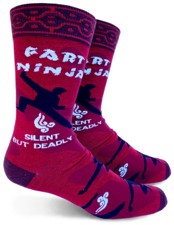 Men's Fart Ninja Crew Sock