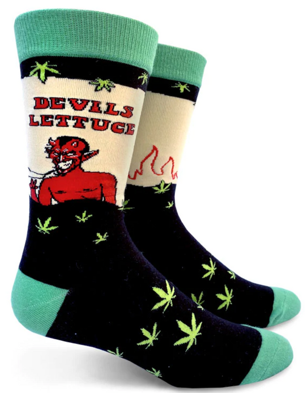 Men's Devils Lettuce Crew Sock