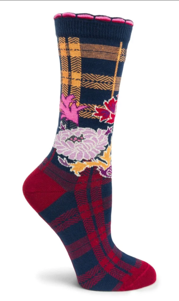 Women's Trews Crew Sock -Navy