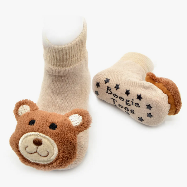 Teddy Bear Boogie Toes Rattle Socks 1-2Y*