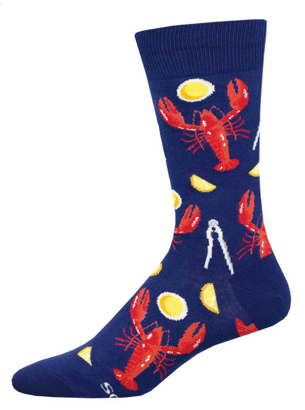 Men's Lobster Dinner Crew Sock