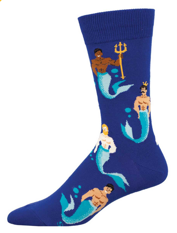 Men's Marvelous Mermen Crew Sock