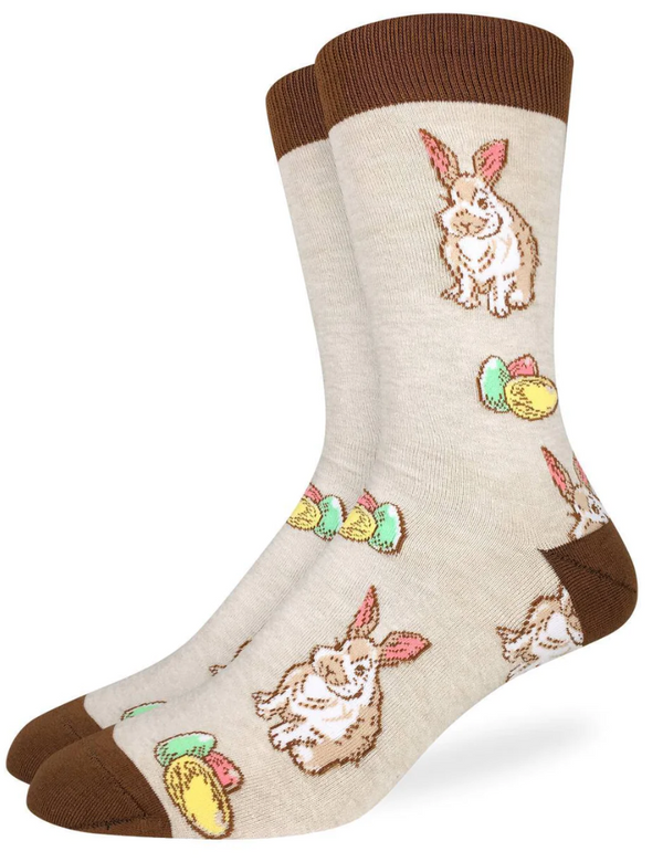 Men's Easter Bunny Eggs Crew Sock