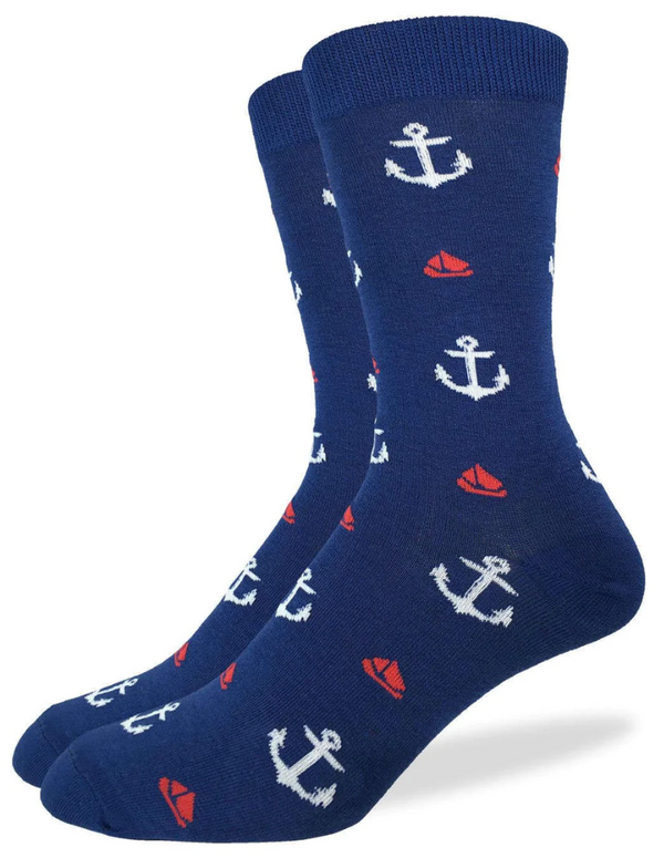 Men's Anchors & Boats Crew Sock