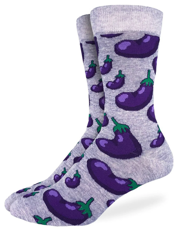 Men's Eggplants Crew Sock