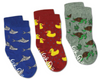 Kid's 3 Pack Rubber Ducks, Sharks and Turtles Crew Sock -2-4