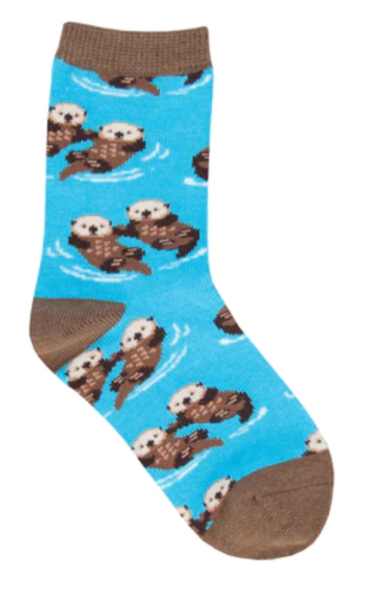 Kid's Significant Otter Crew Socks -2-4 Years