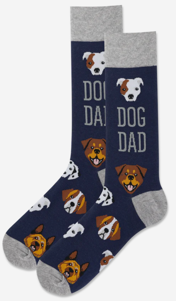 Men's Dog Dad Crew Socks