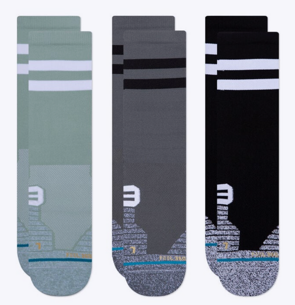 Men's Stance 3 Pack Franchise Quarter Socks -Medium