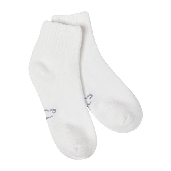 Classic Quarter Sock -White Medium