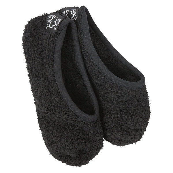 Women's Cozy Footsie Gripper Socks -Black