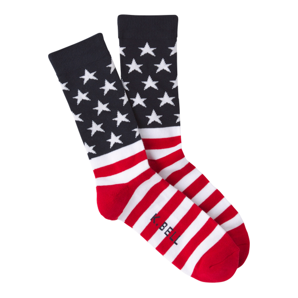 Women's Flag Crew Sock - American Made ^