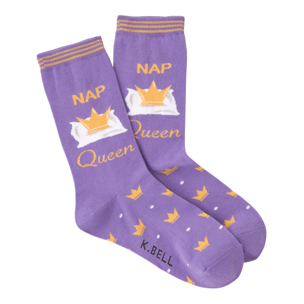Women's Nap Queen Crew Socks ^
